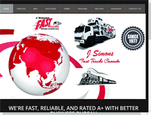 Tablet Screenshot of fasttracks.ca